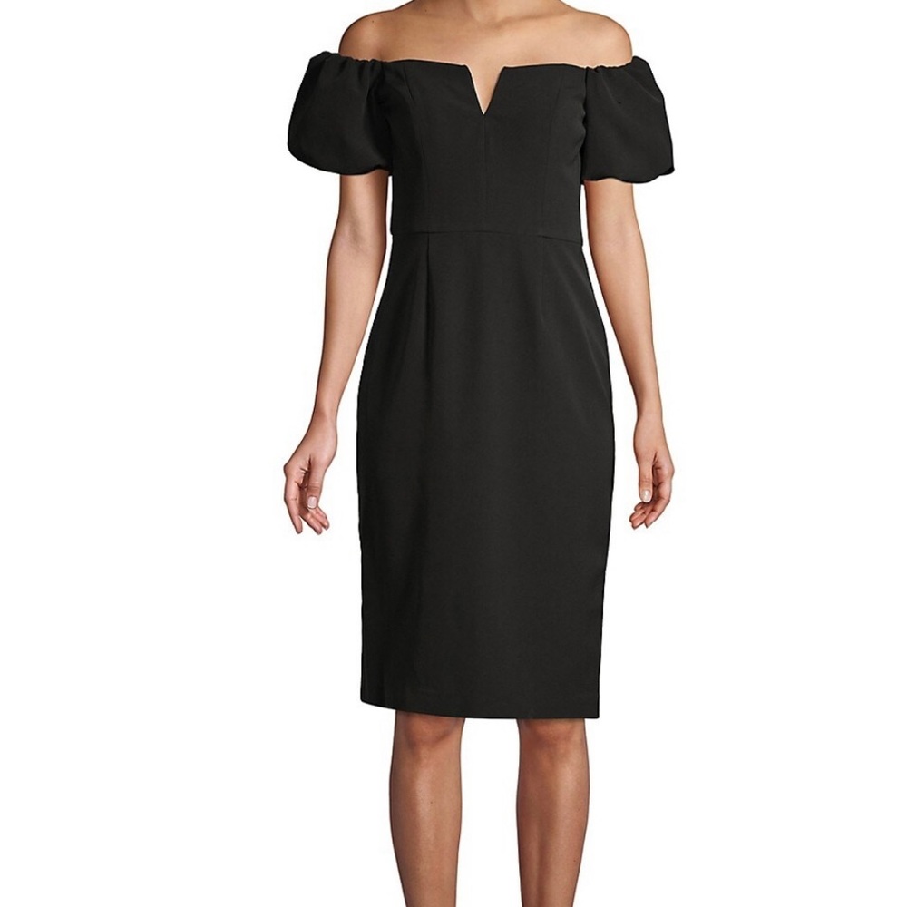 NWT Vince Camuto off the shoulder dress with puffed sleeves, size 2